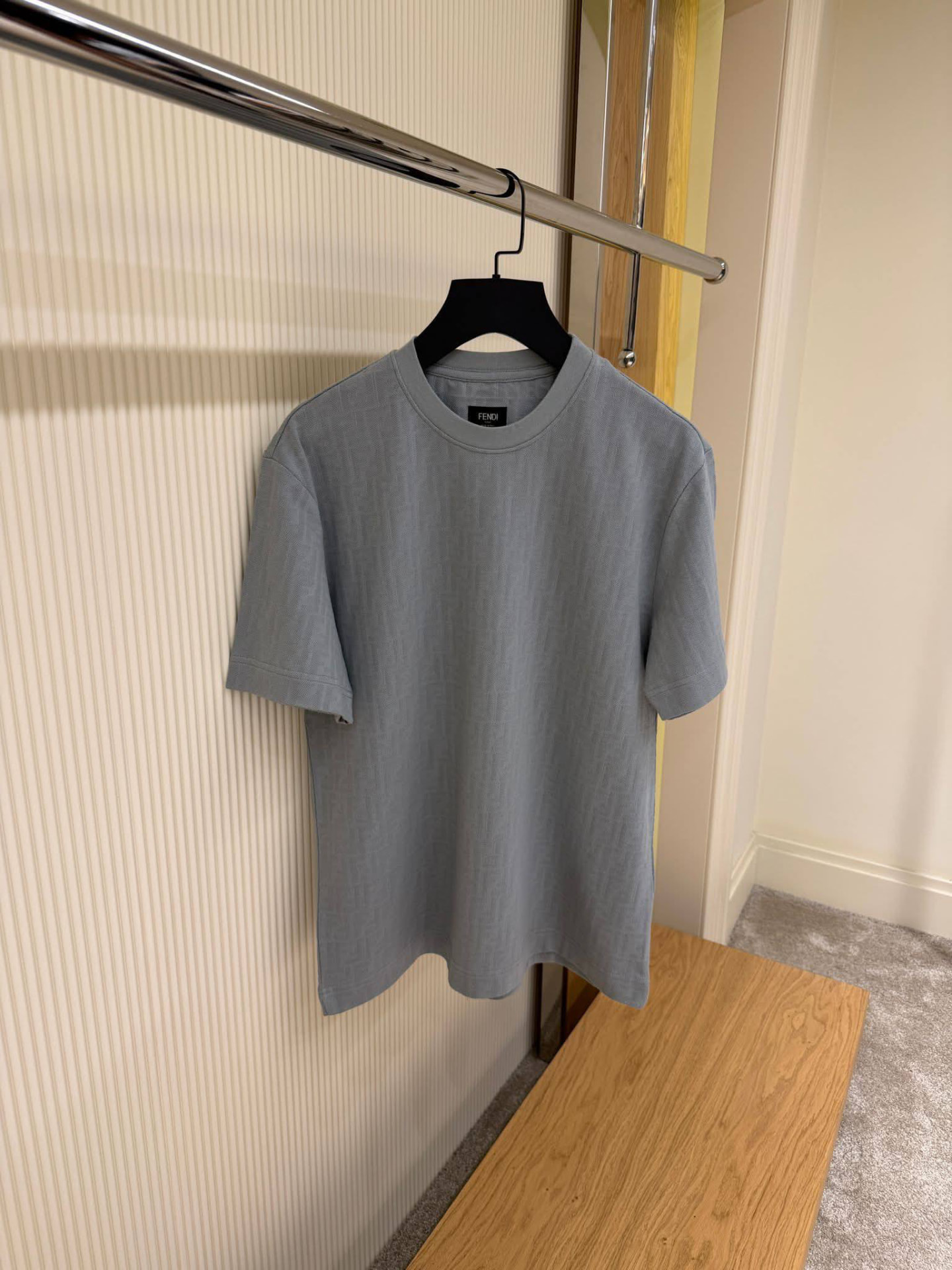 Fendi FF Piqué Jacquard T-Shirt